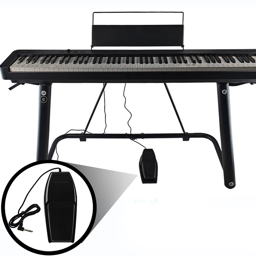 

Professional Piano Damper Pedal Durable Sustain Electric Keyboard Accessories ReplacementABS Rubber Material Low Noise Sturdy