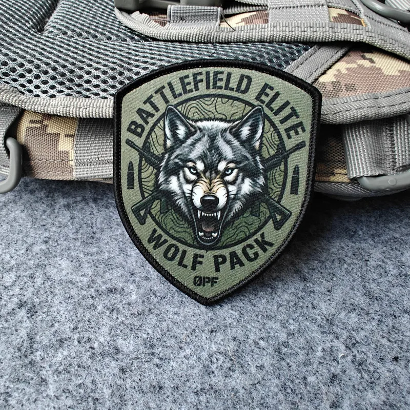 2026 New wolf Patches, Morale Badges, For Clothing, Hats, Backpacks, etc., Hook and Loop