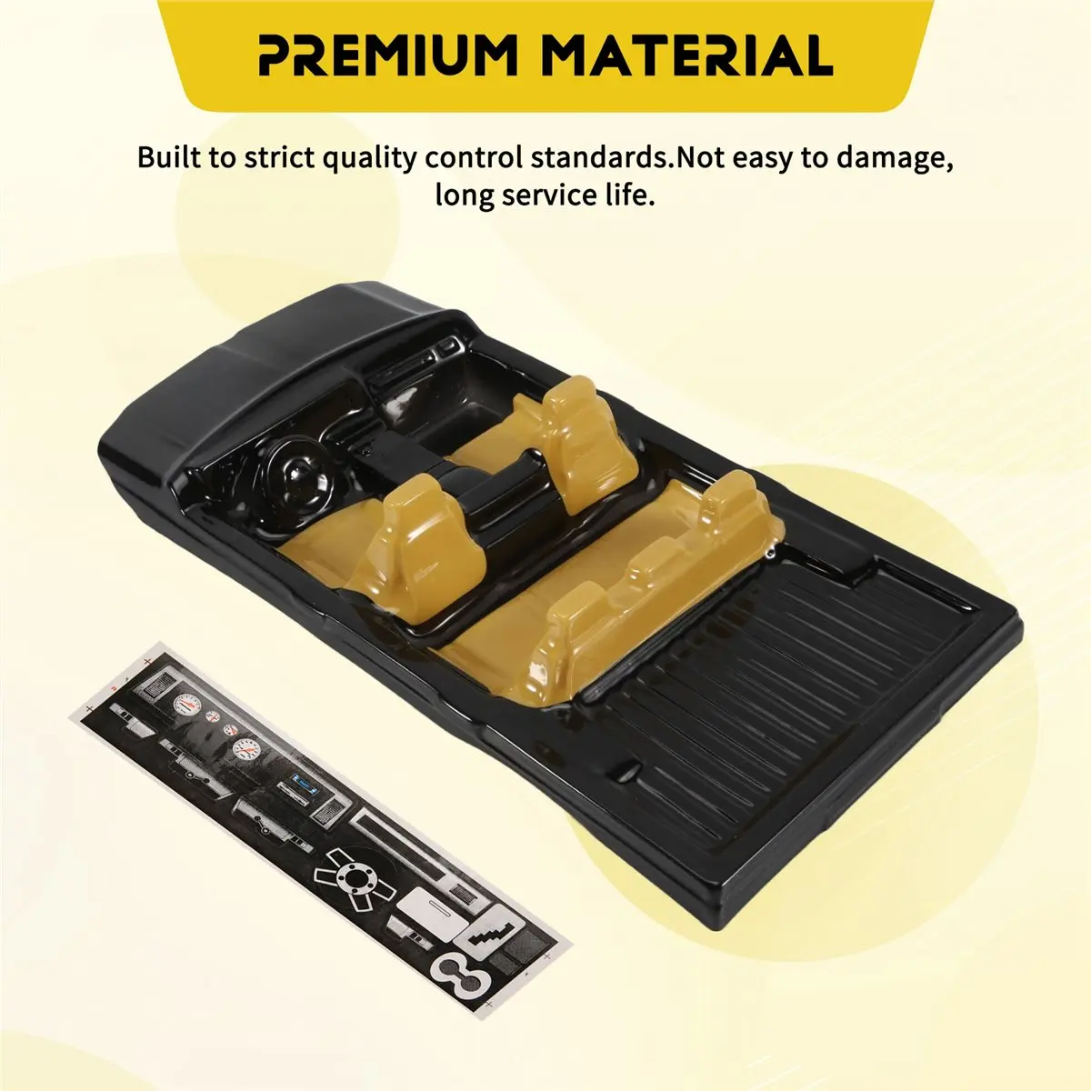 ABYB RC Car Body Shell Interior Decoration for 1/10 RC Crawler Car Axial SCX10 II 90046 90047 Upgrade Parts