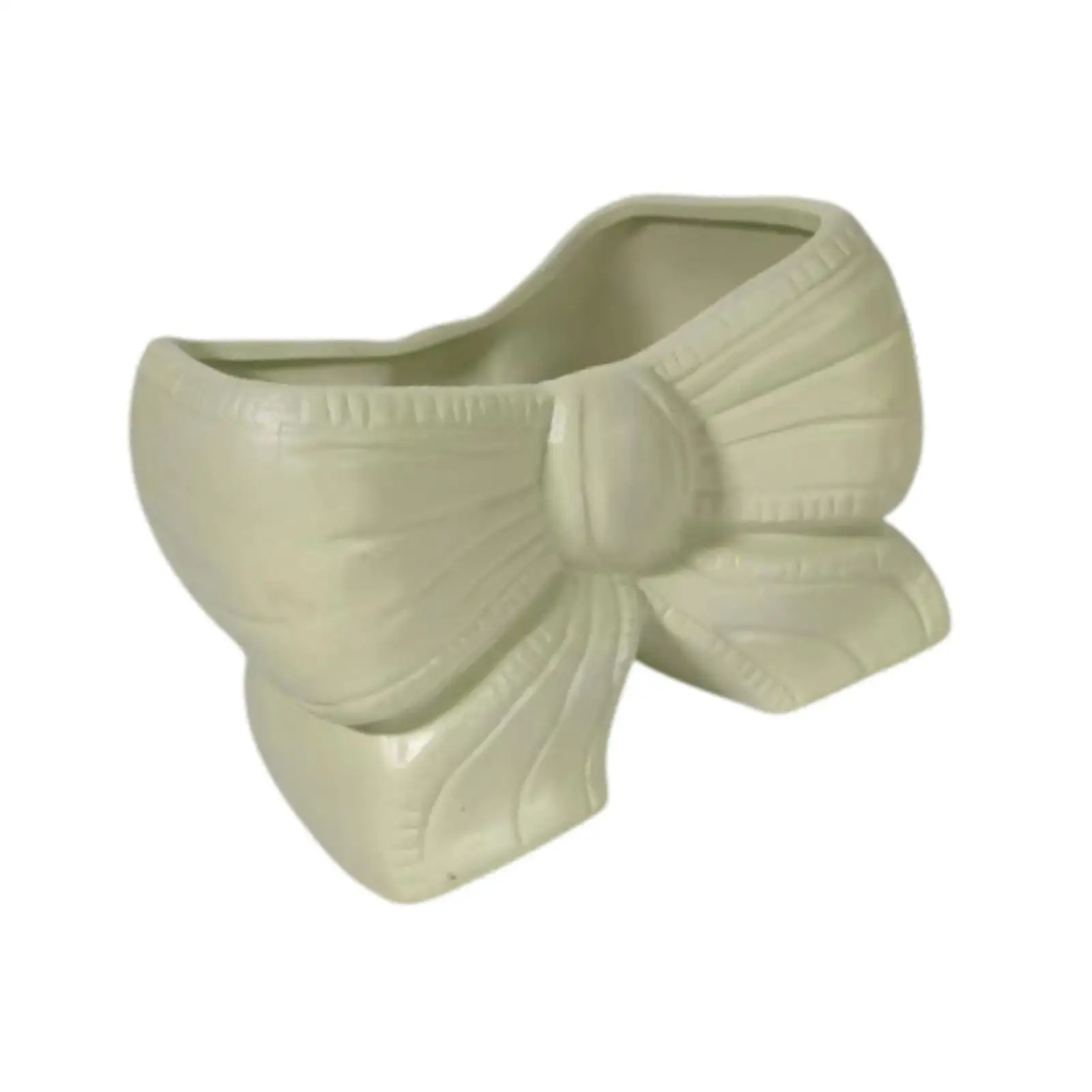 Bow Shape Flower Vase Ceramic Vase Vase Floral Arrangements Home Decor Ornament Planter for Entryway Dried Flowers Fireplace
