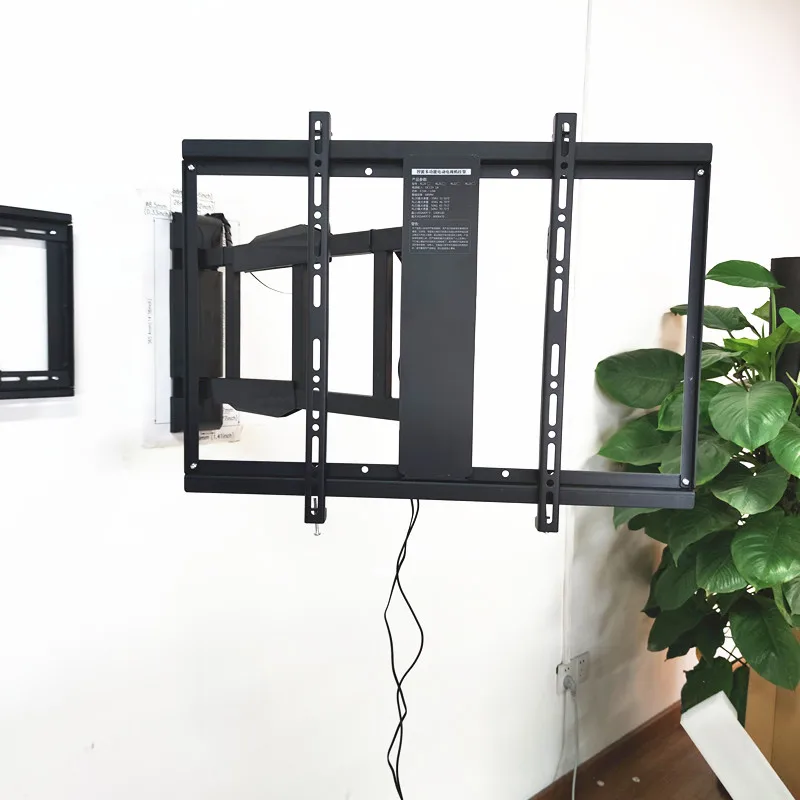 75inch Motorized 180 Degrees Swivel TV Wall Mount Bracket/Full Motion TV Mount Wall TV Lift for Home Hotel Office