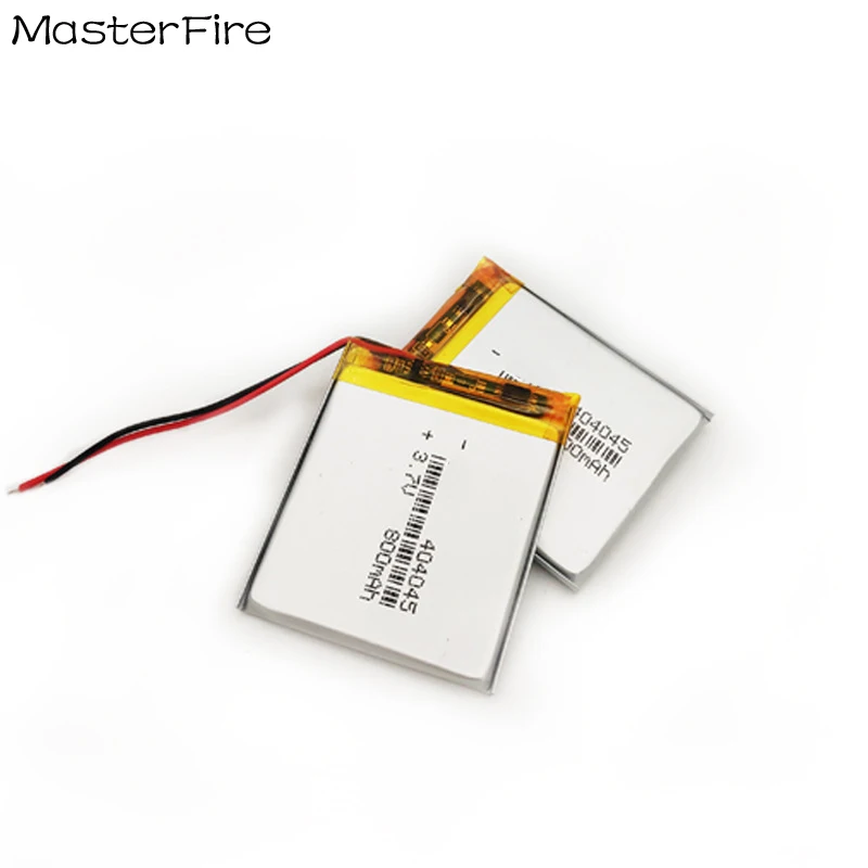 2-10PCS 404045 3.7V 800mah Rechargeable Lithium Polymer Battery for Bluetooth Speaker Game Player Digital Camera LED Light Cell
