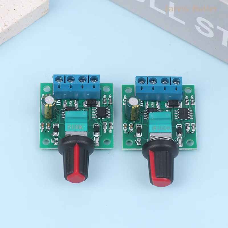 

DC 1.8V 3V 5V 6V 12V 2A 1803BK PWM Motor Speed Controller Low Voltage Motor Speed Regulator Switch PWM Adjustable Drive Module