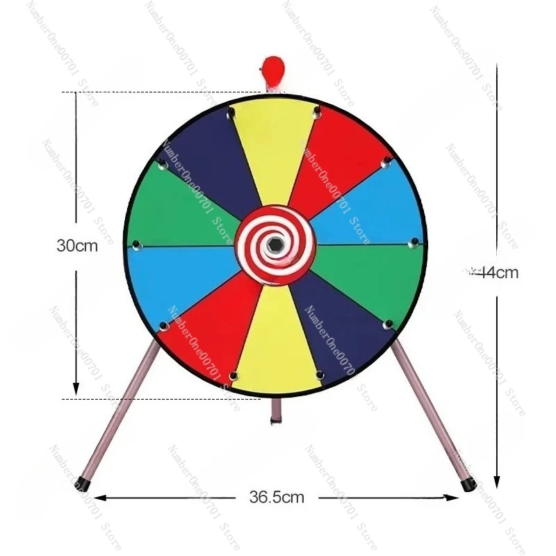 Spinning Prize Wheel 12 Slots Spinning Wheel Tabletop or Floor Standing Win Fortune Spin Games in Party Pub