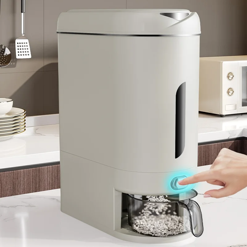 New sealed rice container, insect-proof and moisture-proof, for storing rice in the kitchen