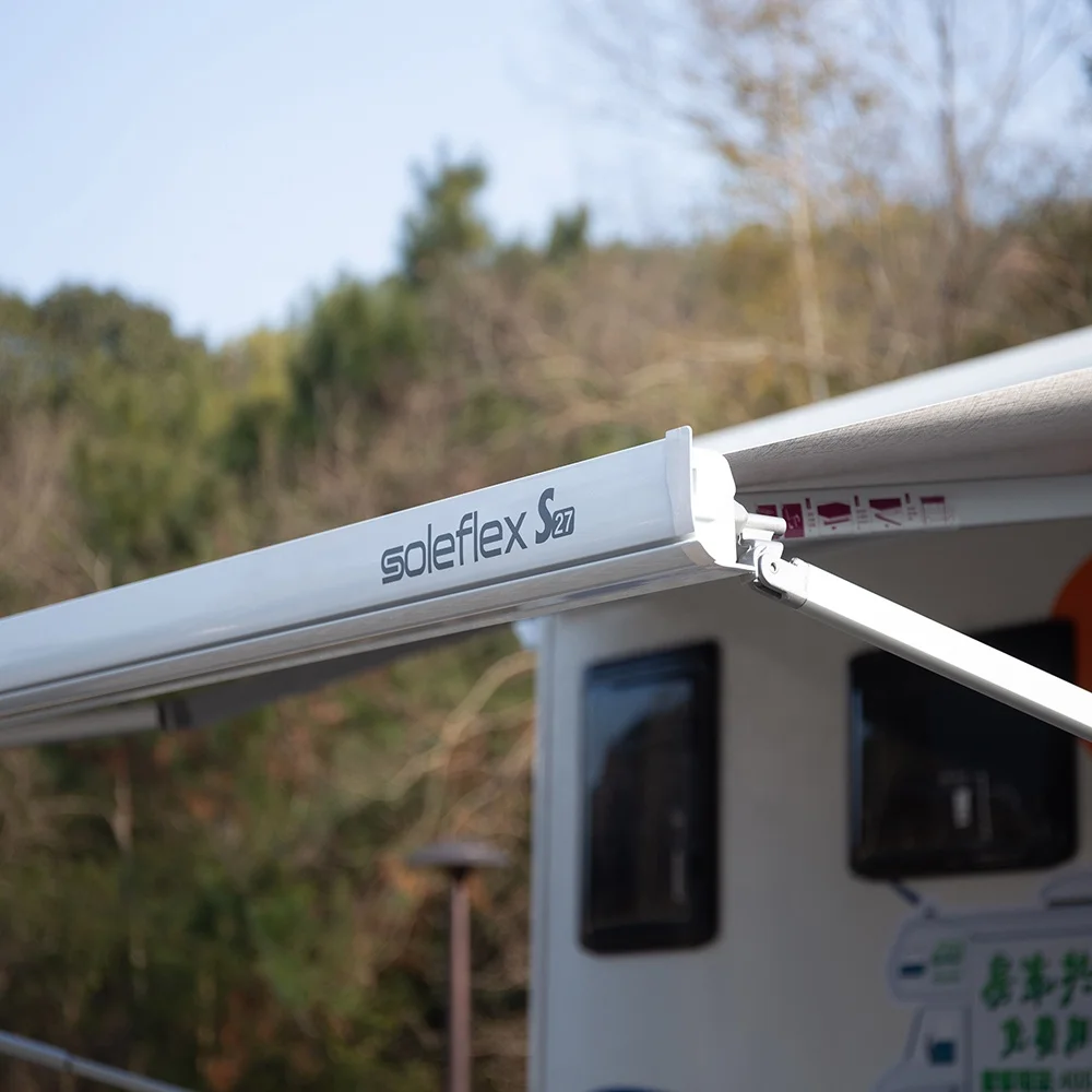 

S27 Waterproof Electric RV Awning For Trailers | Side Awning With Remote Control