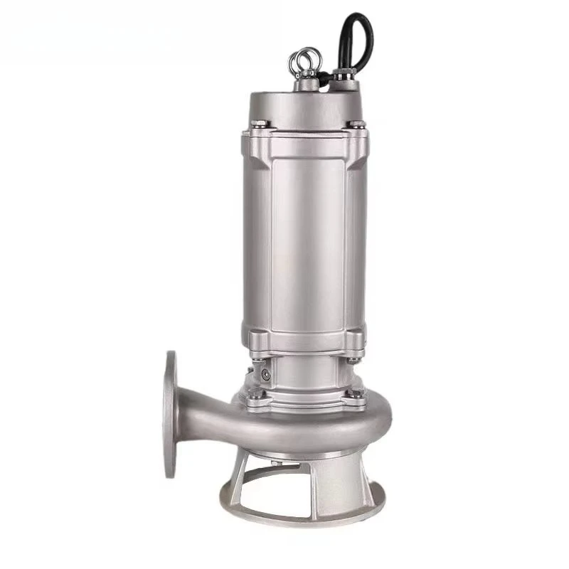 مضخة مياه الصرف الصحي الغاطسة العمودية أحادية الطور 220 فولت للتصريف