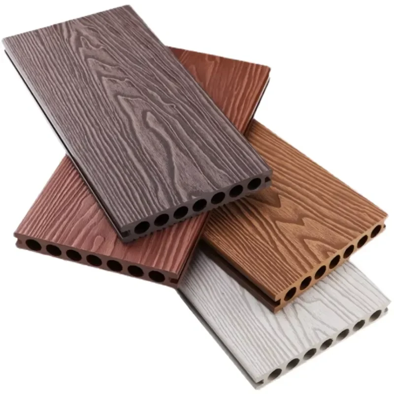 Factory Direct Durable Composite WPC Click Decking Waterproof Square Pavement for Outdoor Garden Basement