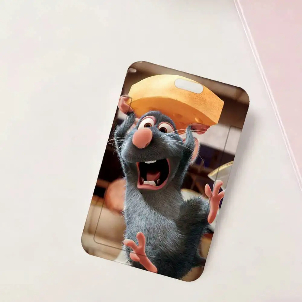 Film R-Ratatouille Kartenhalter mit Umhängeband, Anhänger, Türausweishalter, Schlüsselanhänger, Arbeitsausweishülle, Geschenk – Detail 5