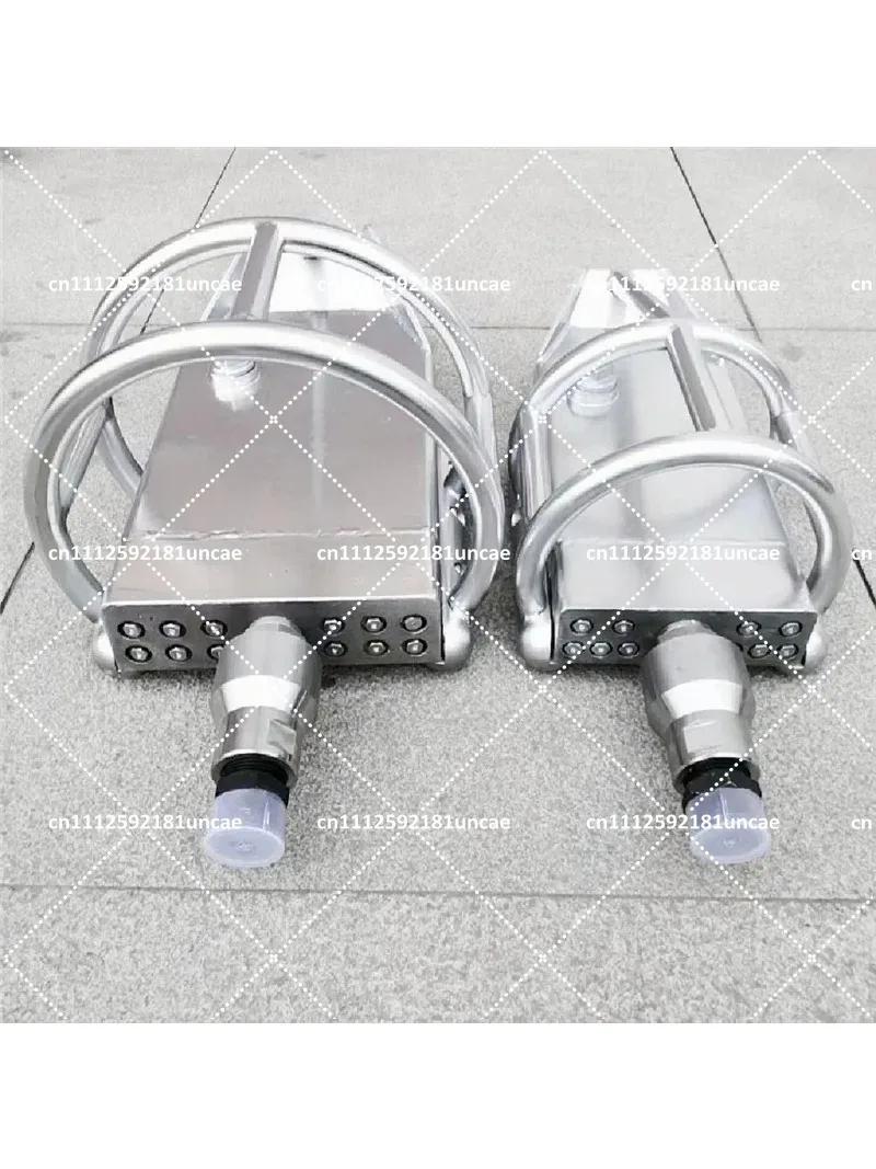 Pressure Cleaning Sewage Suction Truck Pipeline Dredging Ceramic Stainless Steel Tug Nozzle Trailing Mud Nozzle Pipe Bottom Head
