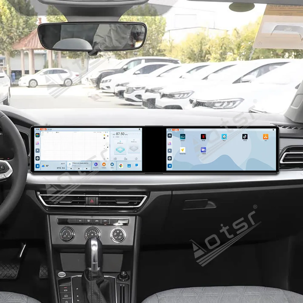 

Dual 12.3 inch auto carplay Android 13.0 For Volkswagen Lavida 2023-2024 Car Radio GPS Stereo touch Head Unit Multimedia Player