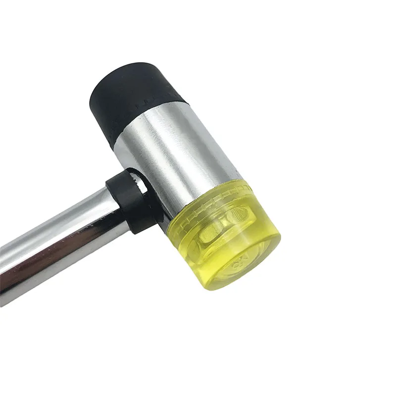

Musical Instrument Repair Hammer - Reversible Rubber & Metal Head for Safe Assembly Tools
