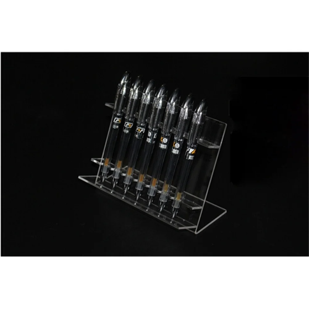 

10 Sets Acrylic Pen Pencil Eyeliner Display Rack Stand Ballpoint Pen Holder Showing Display Rack Pen Holder Rack