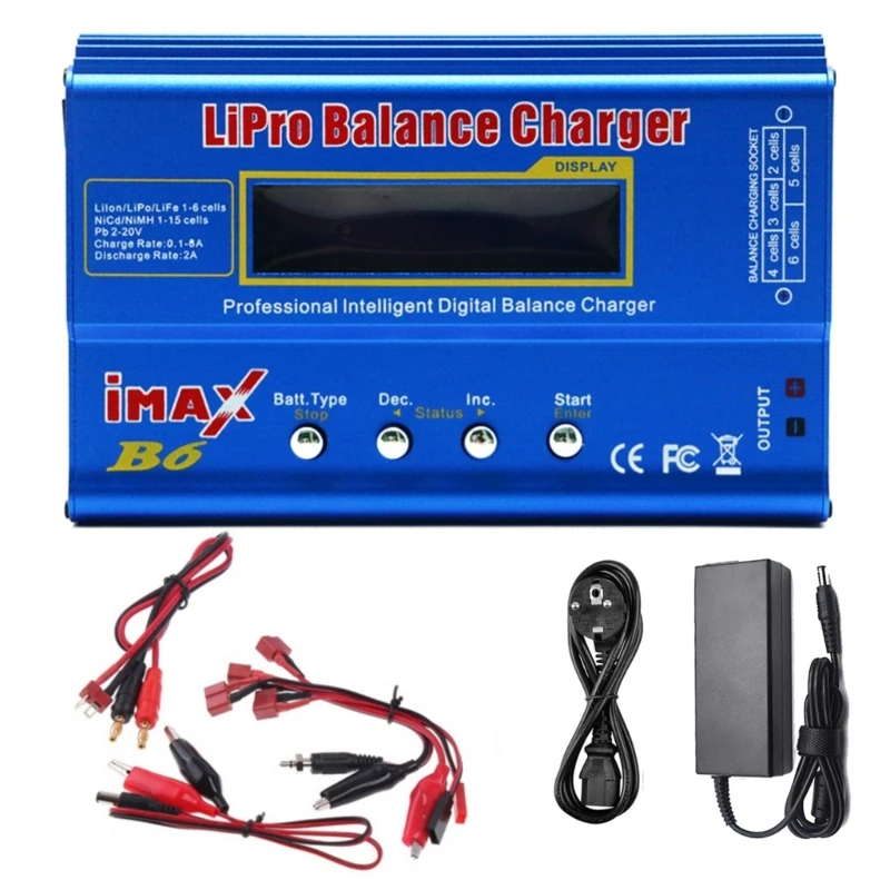 

High Power Remote Control Toy Battery Charger for LiPo/Liion Batteries Efficient Balance Charger with 80W/6A Output