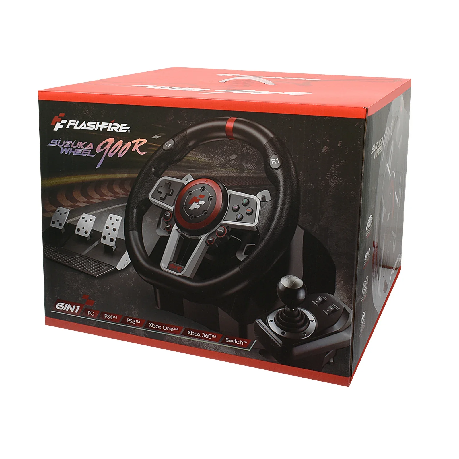 Racing Steering Wheel For PC/PS3/PS4/Switch/Xbox One/Xbox 360 Game Steering Vibration Joysticks Remote Controller Wheels Drive