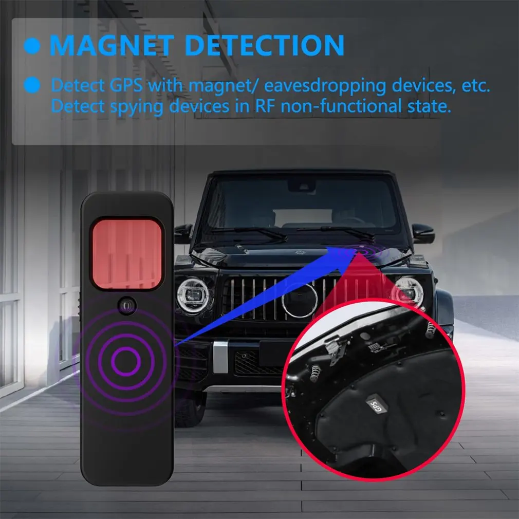 1MHz-6.5GHz K18 Multi-function Anti-spy Detector Camera GSM Audio Bug Finder GPS Signal lens RF Tracker Detect Wireless Products