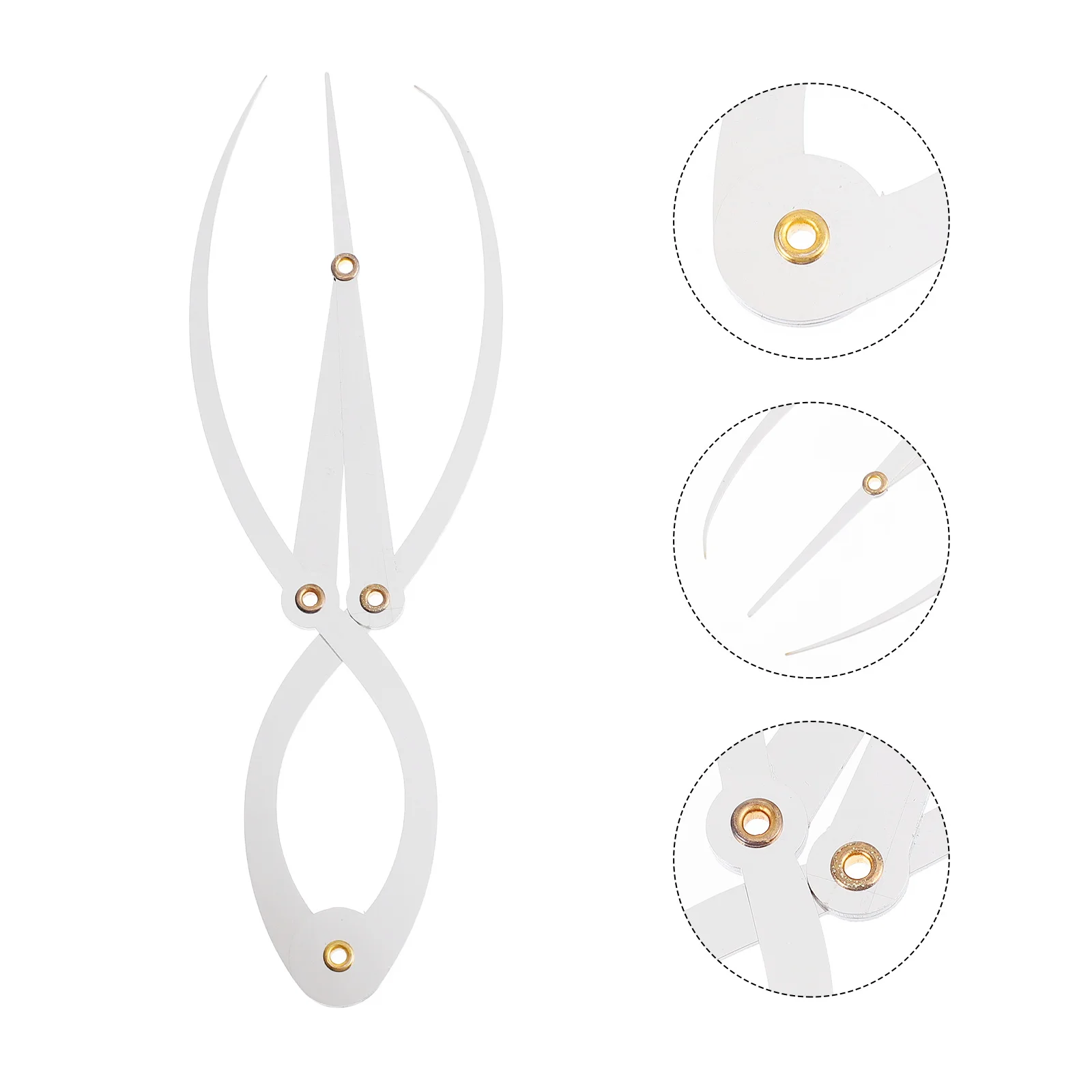 1Pcs Golden Ratio Augenbraue Mess Lineal Tragbare Positionierung Werkzeug Symmetrische Gesicht Augenbraue Zeichnung Tattoo Schablone