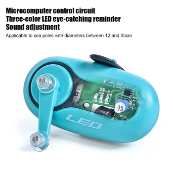 Luz indicadora, isca, campainha eletrônica, alarme, indicador de som e luz, alicate de ponta de poste, sino elétrico, ferramenta de pesca ao ar livre