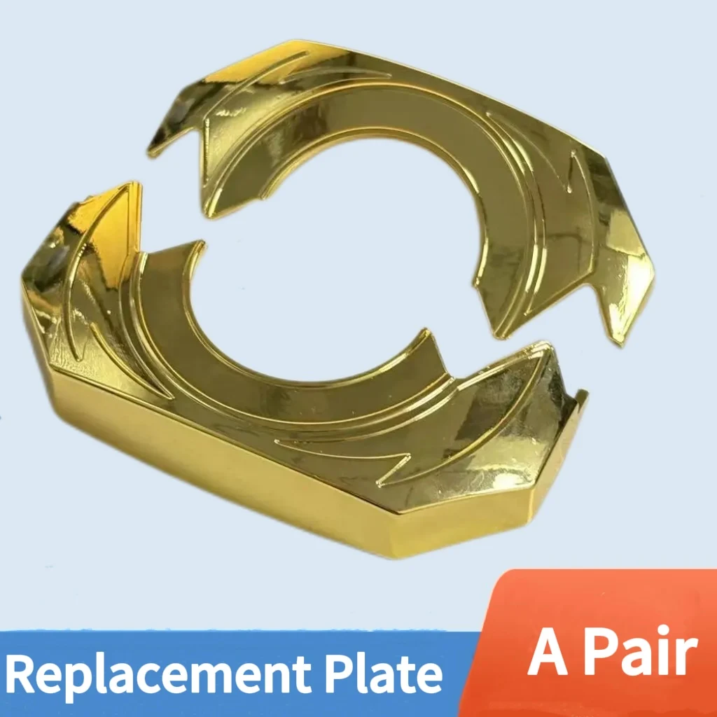 

Gold Legacy Replacement Plate Made For Bandai Legacy Morpher （A Pair）