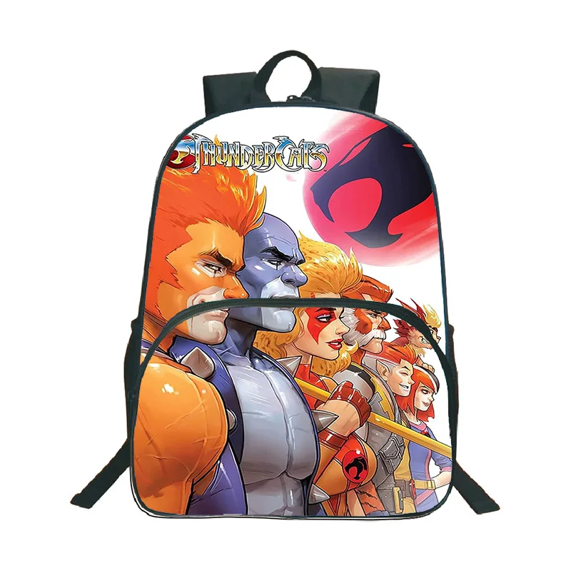 

ThunderCats 16inch Cartoon Print Backpack Boy Girl Casual Pattern Schoolbag Thunder Cats Fashion Knapsack DIY Custom Backpacks