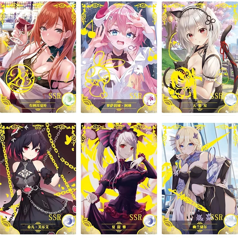 Goddess Story  Anime Girl Collection card ns-5m-5 Series 6 Online Edition Booster Box SSR Playing Cards Child toy