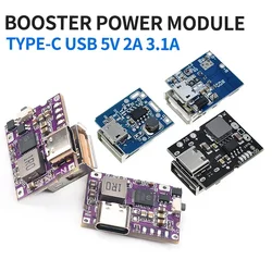 Type-C /Micro USB 5V 1A 2A 3.1A Boost Converter Step-Up Power Module Mobile Power Bank Accessories With Protection