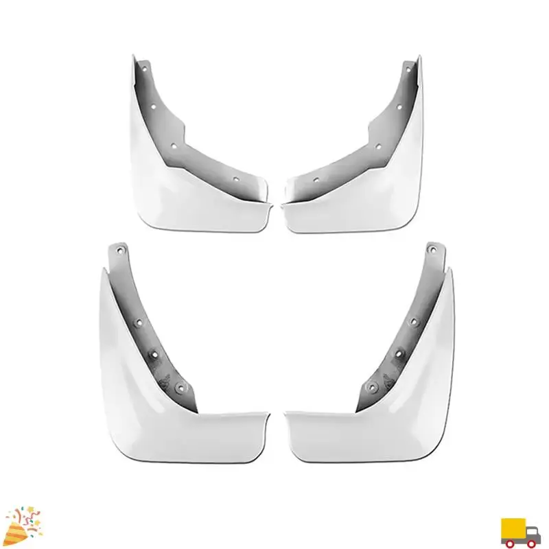 Wiel Spatborden Bescherming 4 stks/set Witte Auto Accessoires Fit Voor Volvo XC60 2018-2023 Voor, achter Spatborden