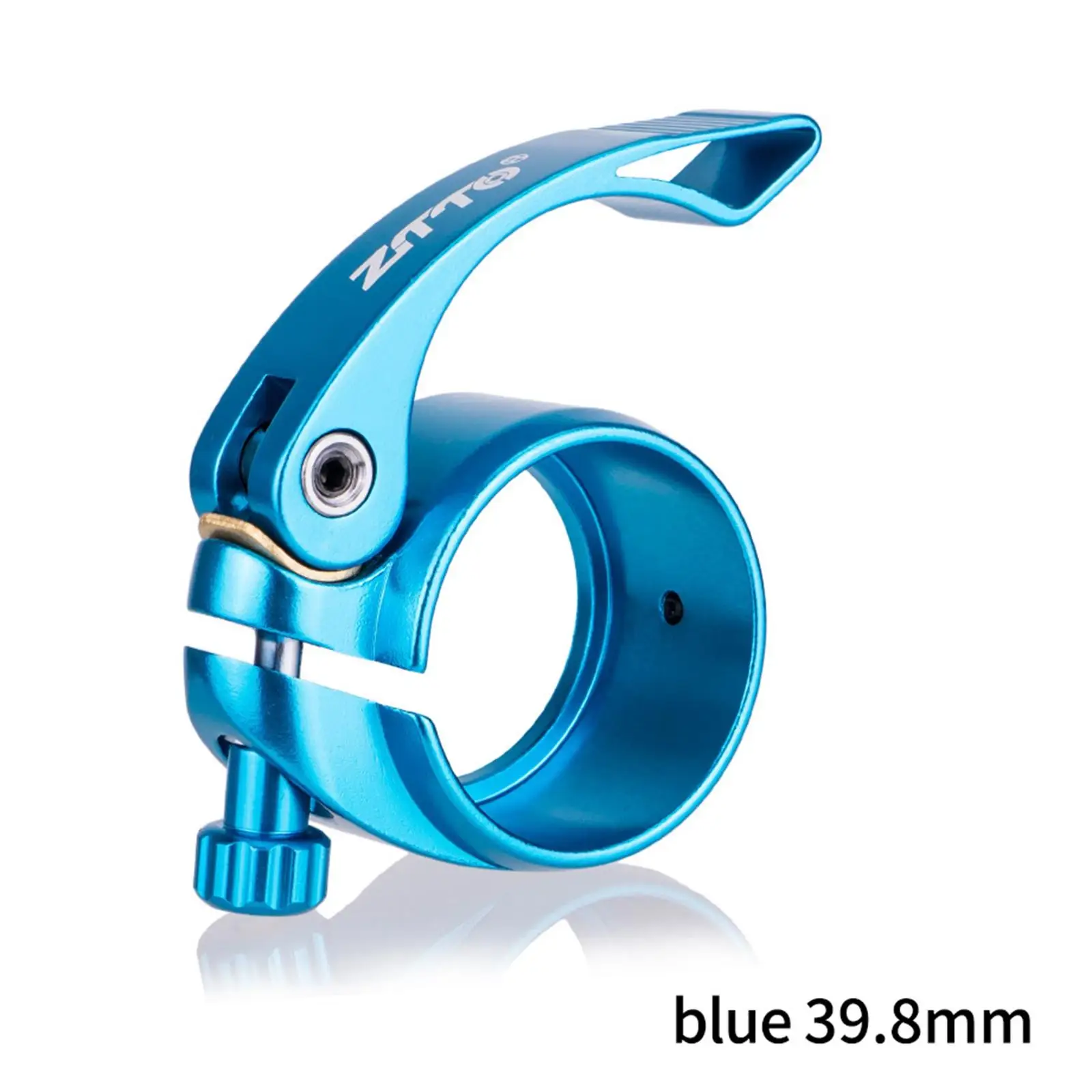 Adjustable Bike Seatpost Clamp Aluminium Alloy Quick Release Swivel Lock Repair Part for Folding Bmx Bicycle Component