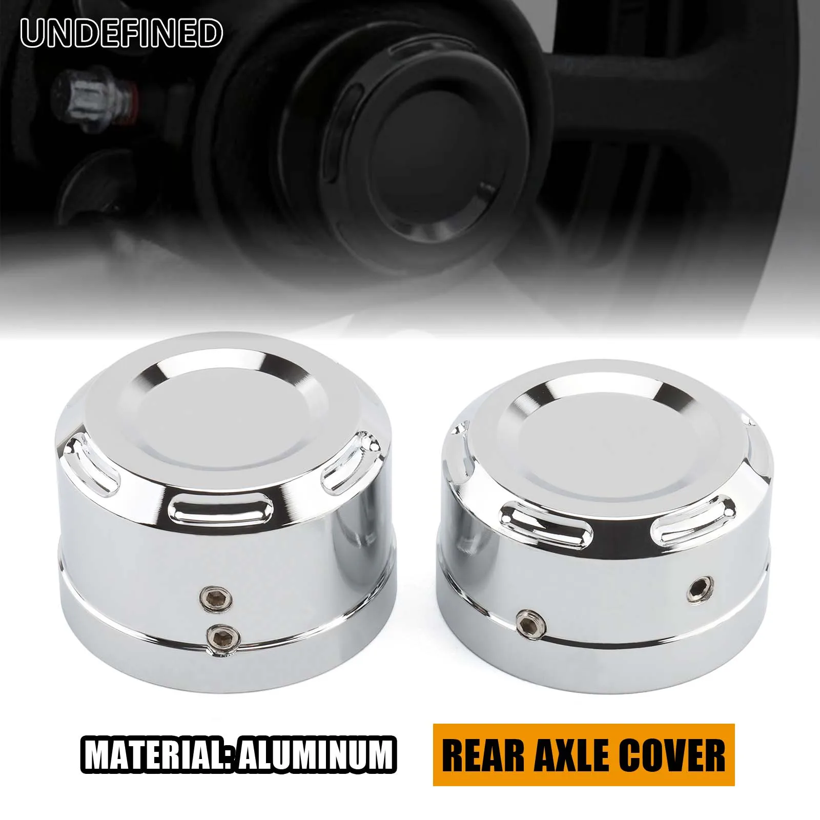 Motorcycle Aluminum Rear Axle Nut Cover Caps For Harley Softail Slim Fat Boy Sport Glide Street Bob Breakout Low Rider 2018-2024