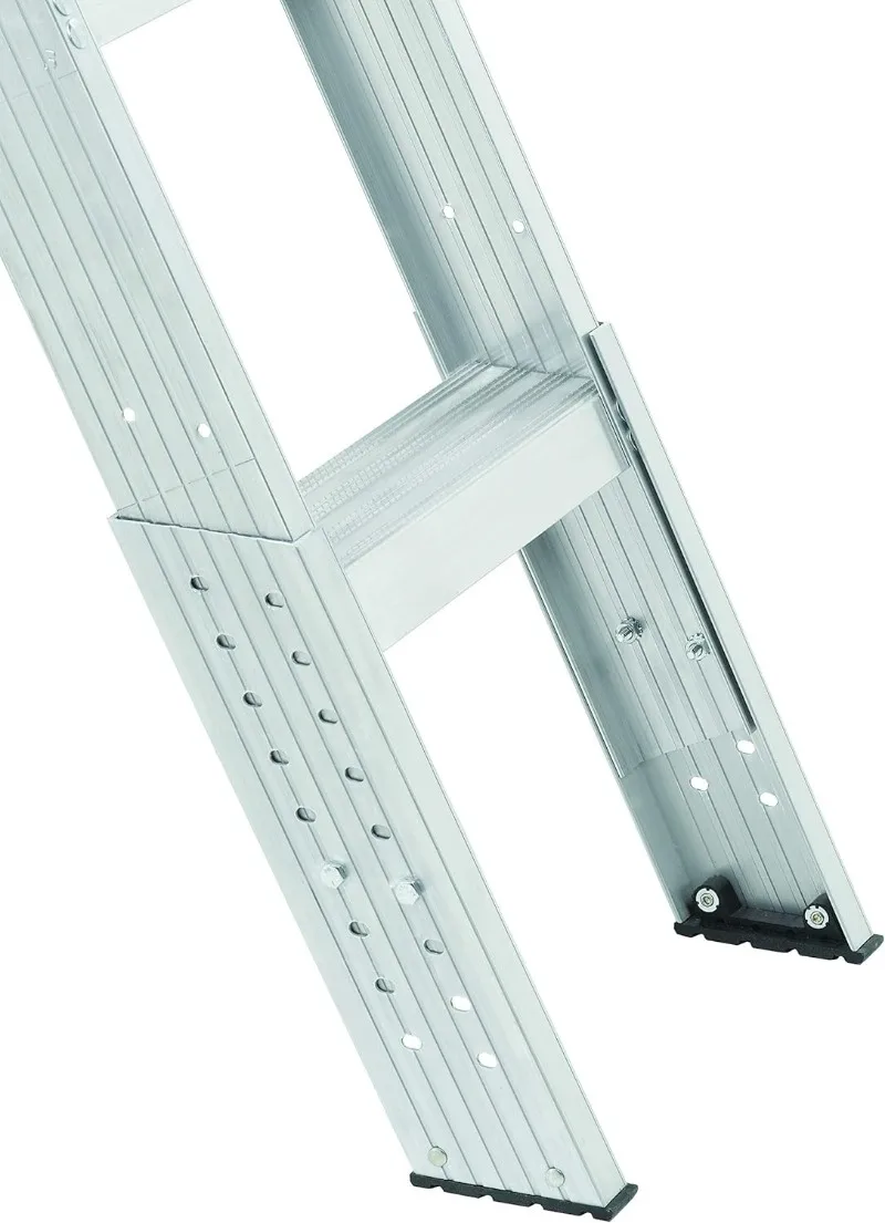 Escalera para ático de aluminio de 10 pies, 54 pulgadas de ancho x 22,5 pulgadas de alto, capacidad de carga de 375 libras, tipo IAA, AA2211