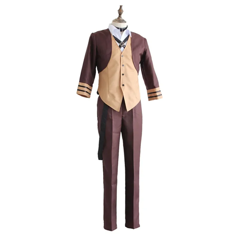 Unisex Anime Cos Nakahara Chuuya Cosplay Costume Uniform Suits Customized Size