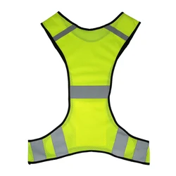 Lightweight Breathable Mesh Reflective Vest High Visibility Safety Vest Gear for Running Walking Cycle Jogging