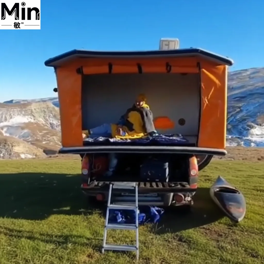 All Season Portable Inflatable Car Rooftop Tent Waterproof Windproof UV Resistant Durable Outdoor Camping