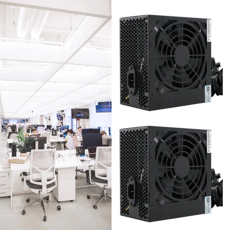 Fuente de alimentación Modular para PC, ventilador de 24 Pines, ATX, 12V, PSU, Rated-250W, 120mm, AC180-264V