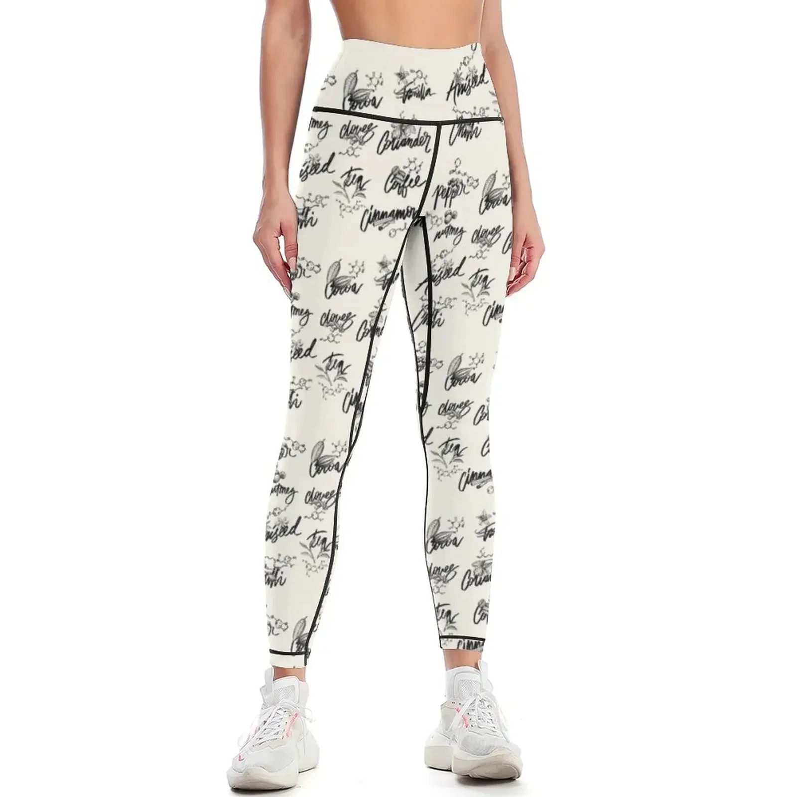 

The Chemistry of Food 2 Leggings for physical Leginsy push up Women's push up Women's high waist Womens Leggings