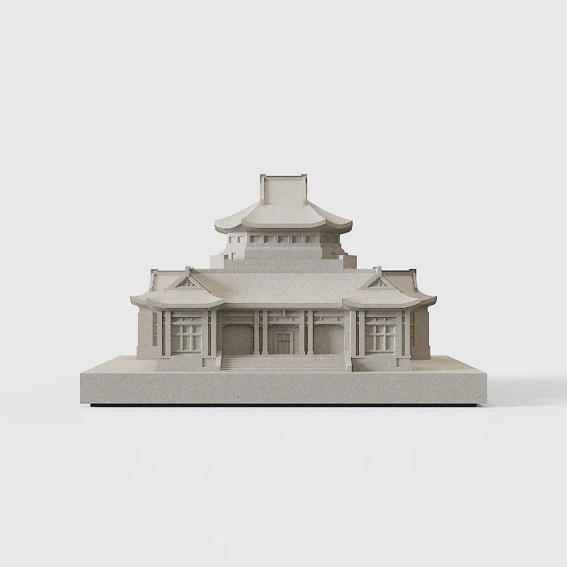 

Cultural and Creative Alumni Souvenir Gift Office Concrete Building Ornament