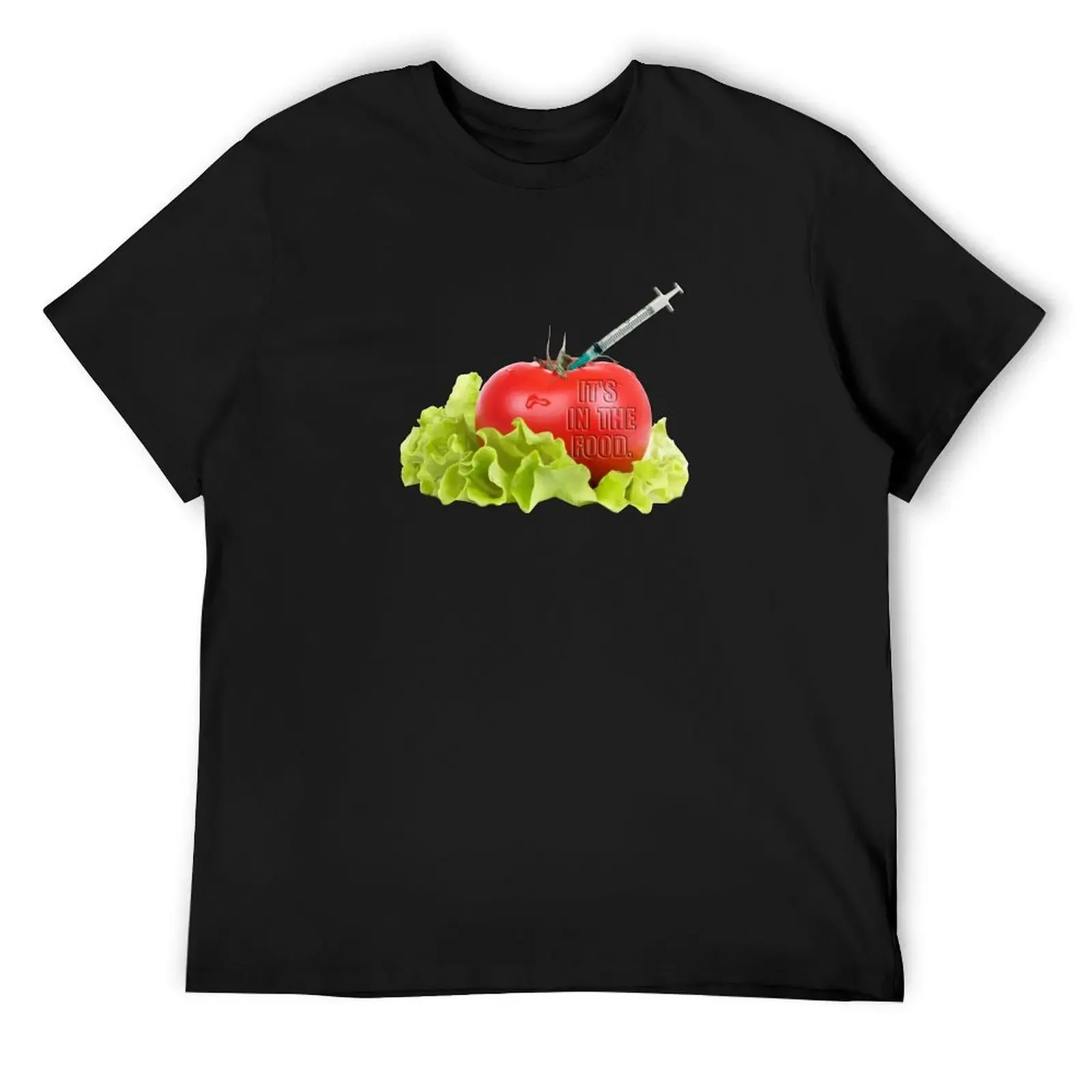 

Its In The FOOD - BEWARE - USE CAUTION - GOOGLE IT ORGANIC FOODIE T-Shirt boys animal print plus size tops t shirts men