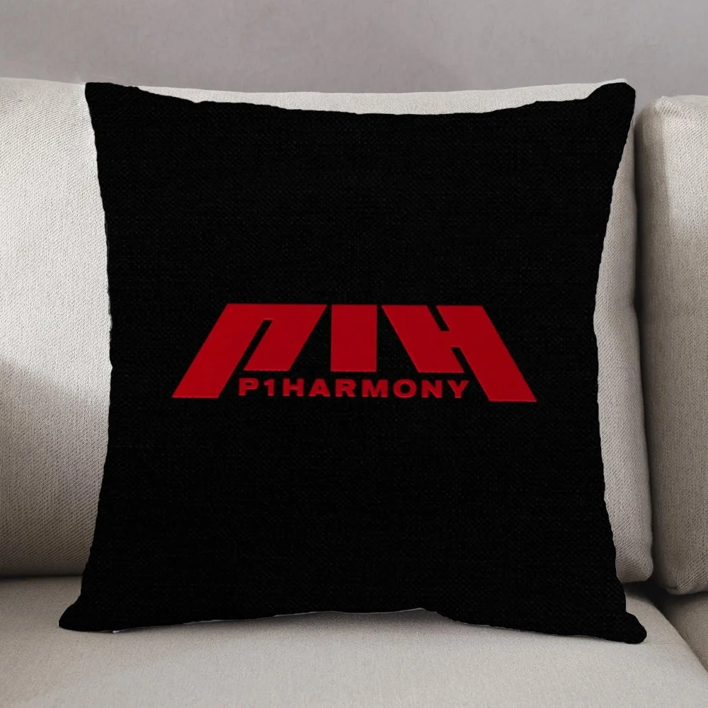 Cushion Covers K-POP P1Harmony Pillow Cover Decorative Pillows for Sofa Home and Decoration Personalized Gift 45x45 Cushions