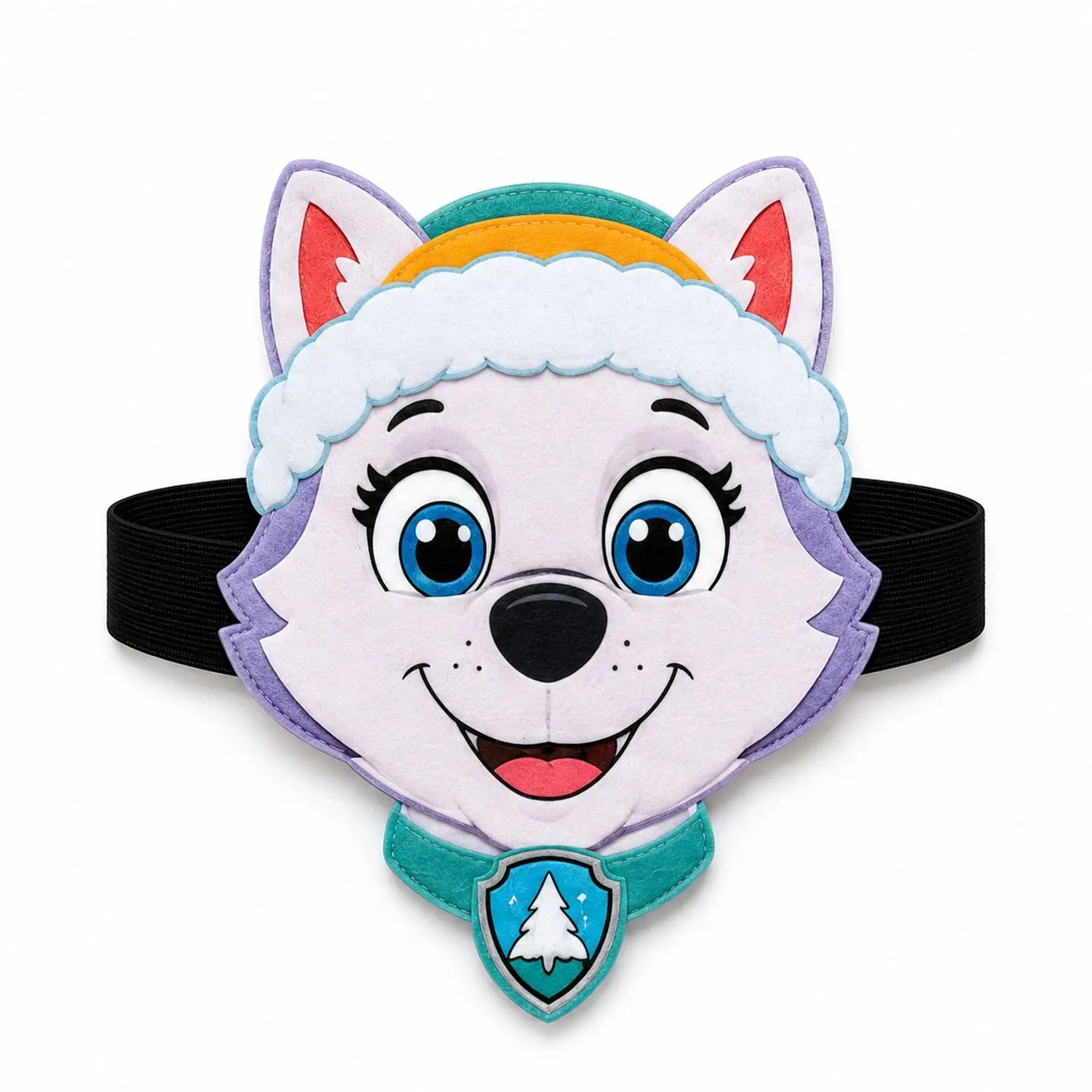 PAW Patrol Chase Felt Headband Cute Cartoon Dog Headwear for Kids Kindergarten Performance Story Props Role Play Adorable Party