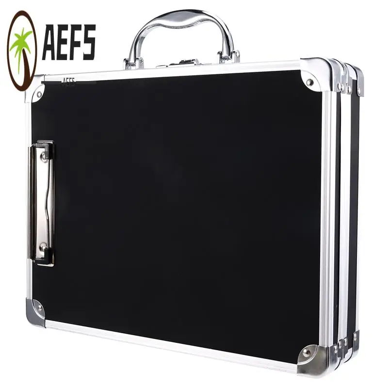 AEF5-Aluminum Alloy Storage Case Tools Organizer Portable Tool Case Portable Carrying Case For Accessories Outdoor Travel