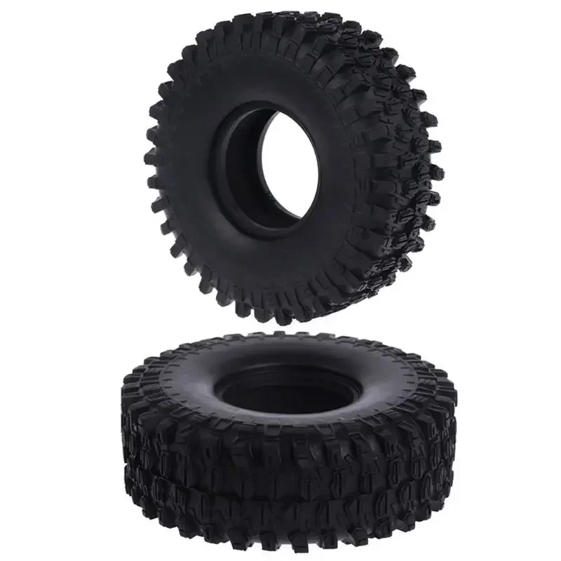 4pcs 1/10 RC Cars Rubber Tires 1.9inch 120*42mm Wheel Tyres for 1:10 Rock Crawler Axial SCX10 II 90046 RR10 WRAITH Traxxas TRX4