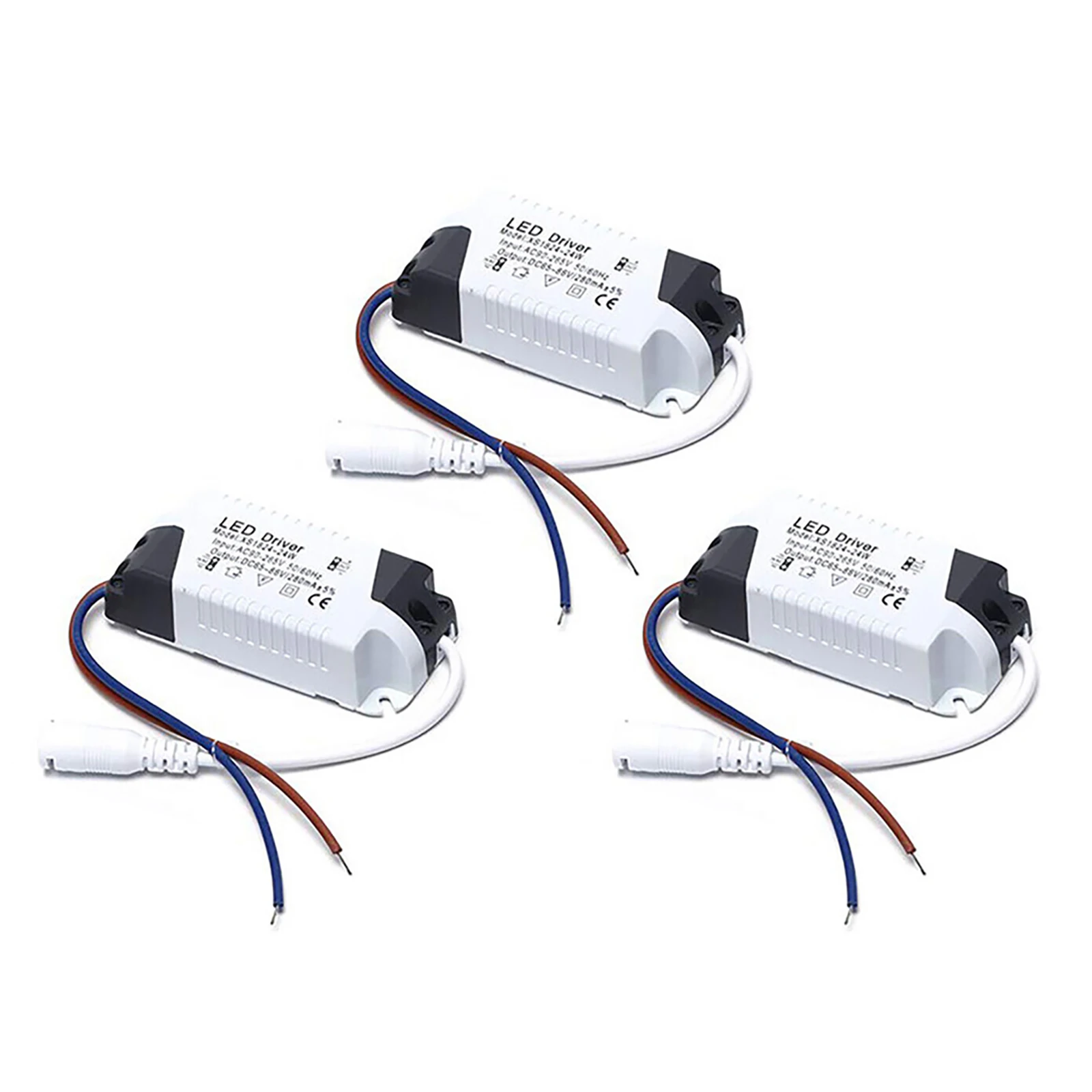 280mA LED sterownik AC 90-265V transformator światła prąd stały Adapter do zasilacza do reflektorów sufitowych światła uliczne