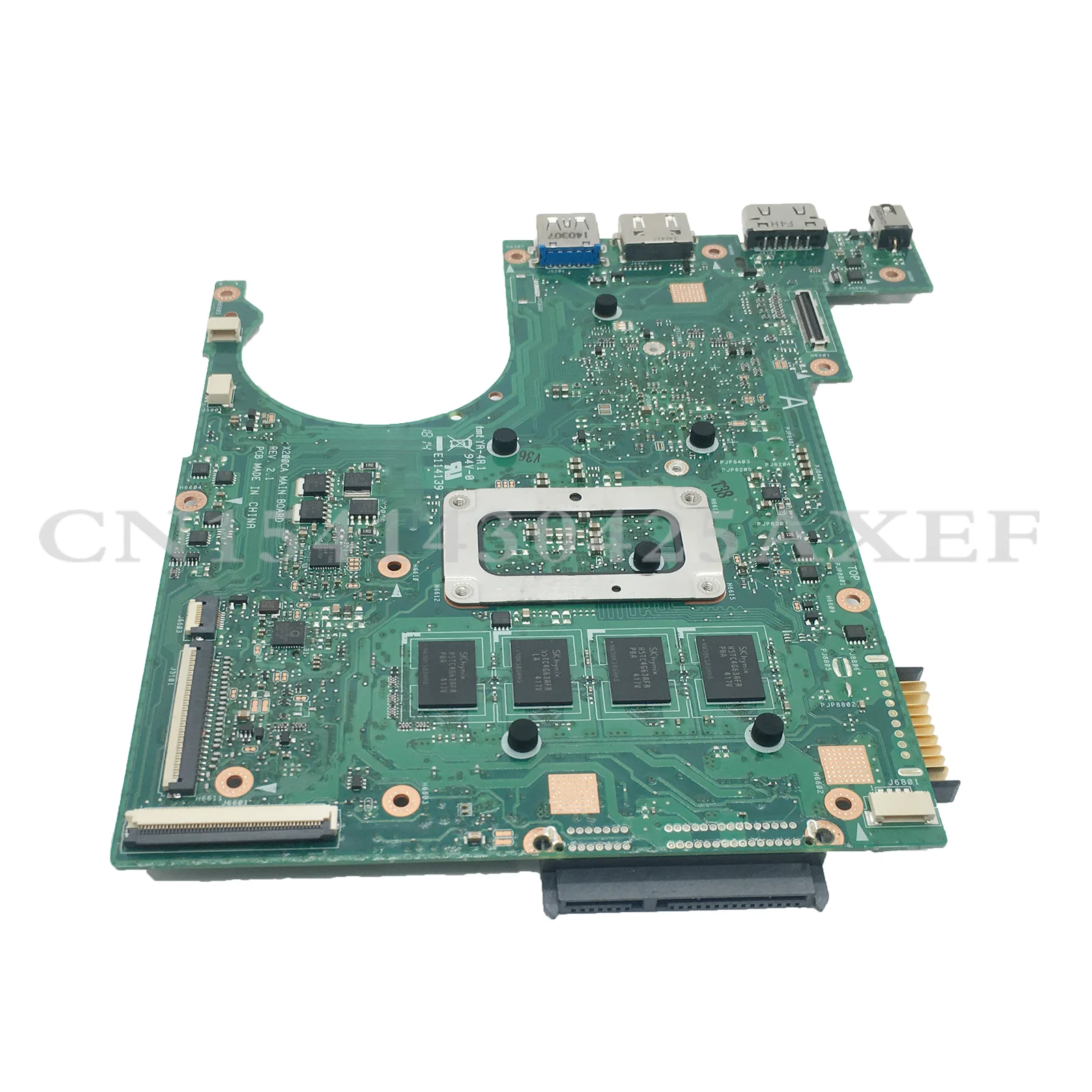 KEFU X200C Mainboard For ASUS Vivobook F200CA X200CA Laptop Motherboard 1007U/2117U I3-3217U 2G/4G-RAM Maintherboard