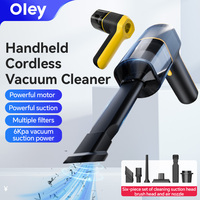 Oley Car Wireless Vacuum Cleaner Car Home Dual-Purpose Handheld Car Vacuum Cleaner Small Suction High Power High Suction 6-in-1