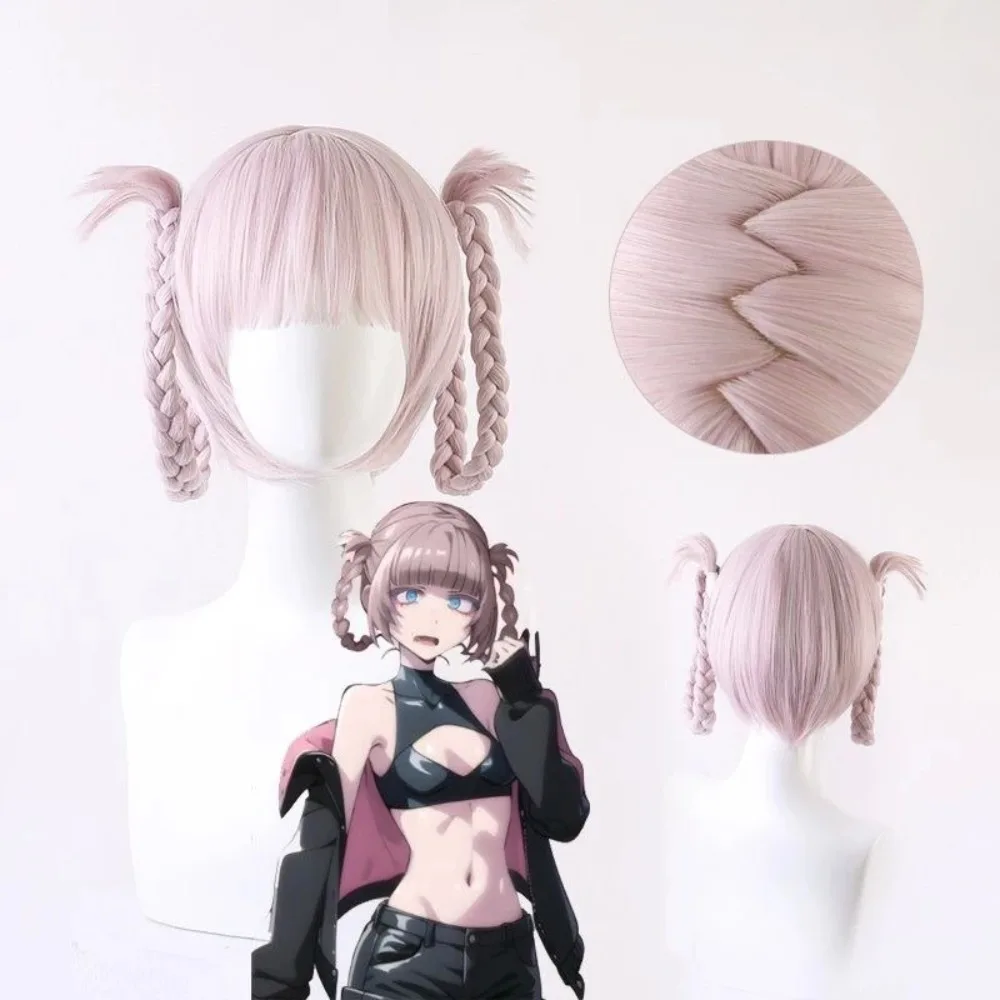 Song of All Night Seven Grass Purse Cosplay Wig Seven Grass Mustard Vampire Maid Dress Fried Dough Twists Braid Play Headdress