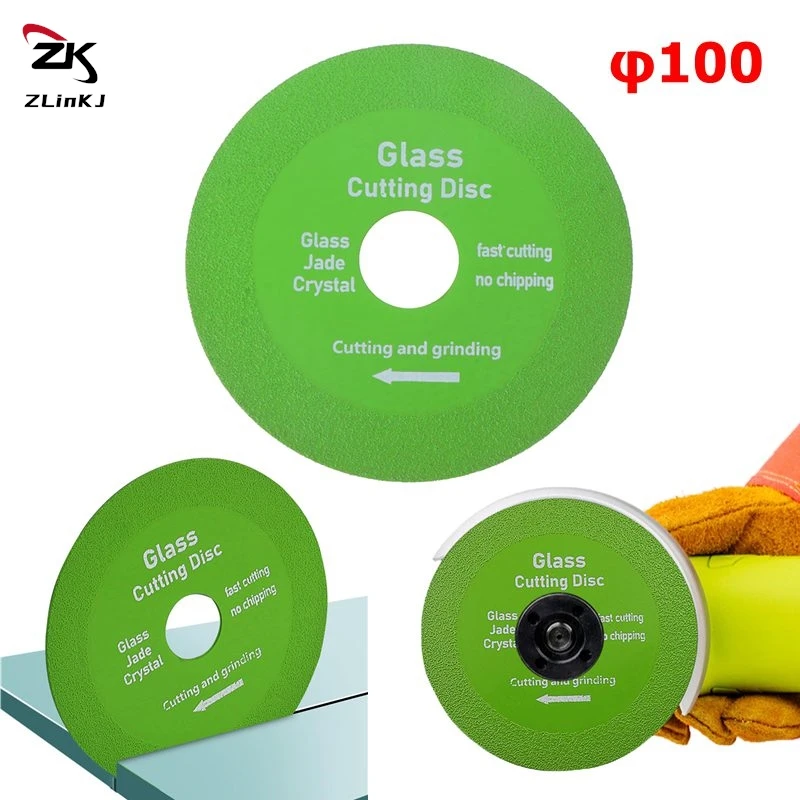 Glass Cutting Disc 22.23mm Inner Hole Diamond Saw Blade Polishing Grinding Disc For Ceramic Tile Jade Wine Bottle Glass Cutter