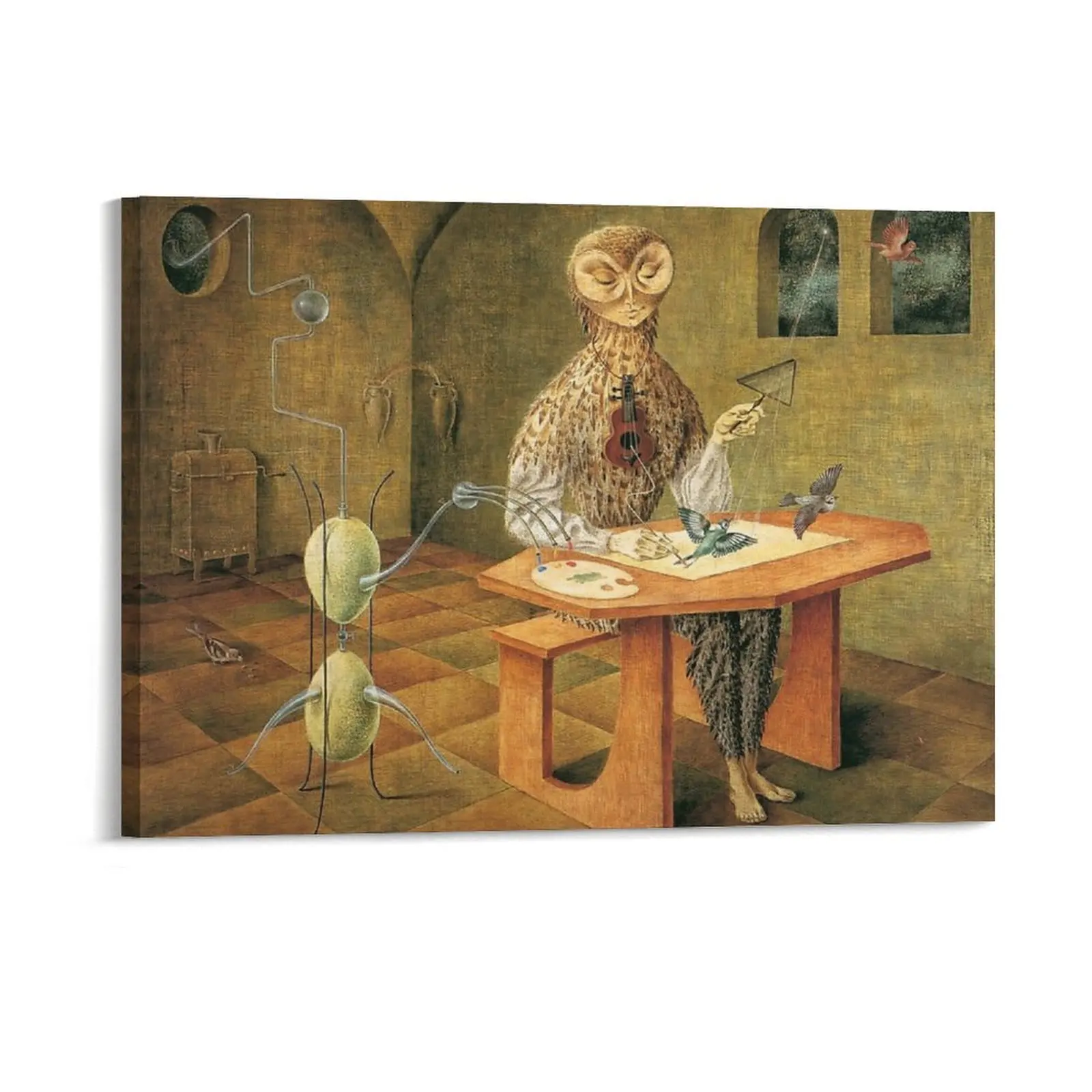 Remedios Varo Celestials Pablum Papilla Estelar lienzo pintura decoración de pared Bar cueva Pablum Papilla Estelar pintura de pared enmarcada