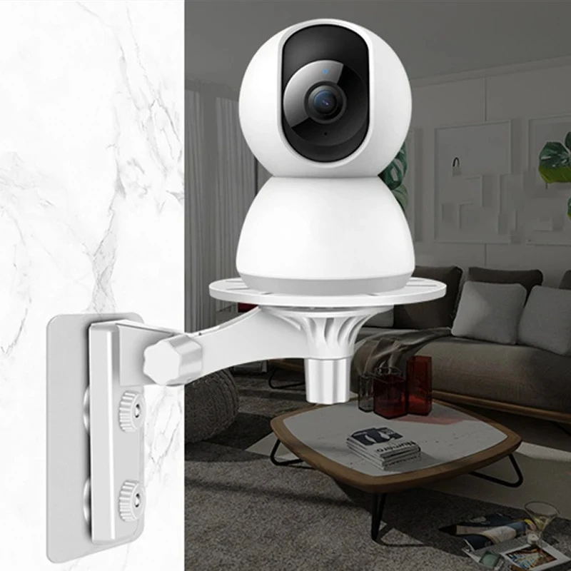 Universal Indoor Camera Wall Mount Bracket – Security Surveillance Support Holder & Base Rack