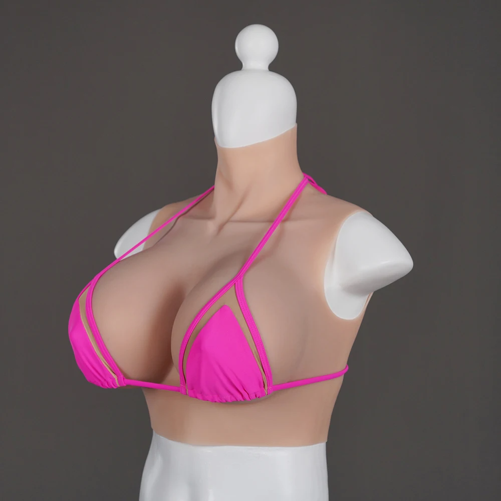 Crossdresser Huge Silicone Fake Chest Boobs Realistic Breast Forms Enhancer Tits For Drag Queen Shemale Ladyboy Cosplay Sissy