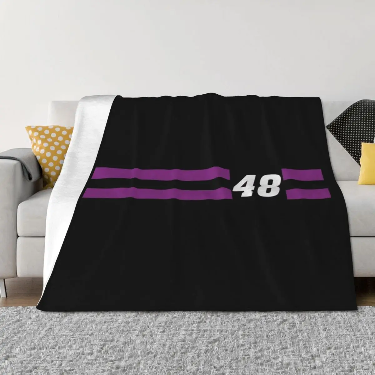 

Alex Bowman 48 Throw Blanket Shaggy Luxury Brand Hairy Beautifuls Blankets